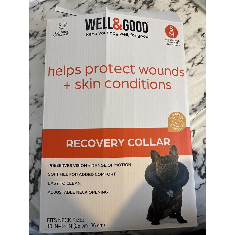 Well And Good Recovery Collar Dog S/M OPEN BOX
